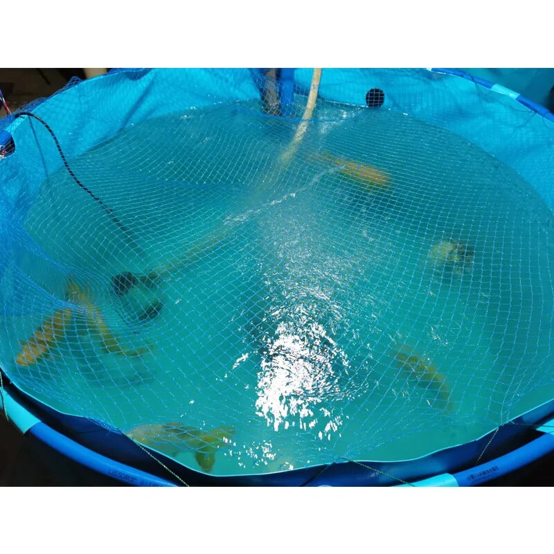 1400L Collapsible Round Fish Pond for Fresh and Saltwater Breeding