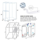 LED Grow Kit Grow Tent Double Layer Two In One Grow Box For Led Grow Light Indoor Hydroponic Garden Plant Grow Seedling Result