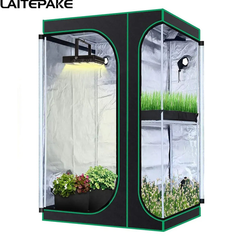 LED Grow Kit Grow Tent Double Layer Two In One Grow Box For Led Grow Light Indoor Hydroponic Garden Plant Grow Seedling Result