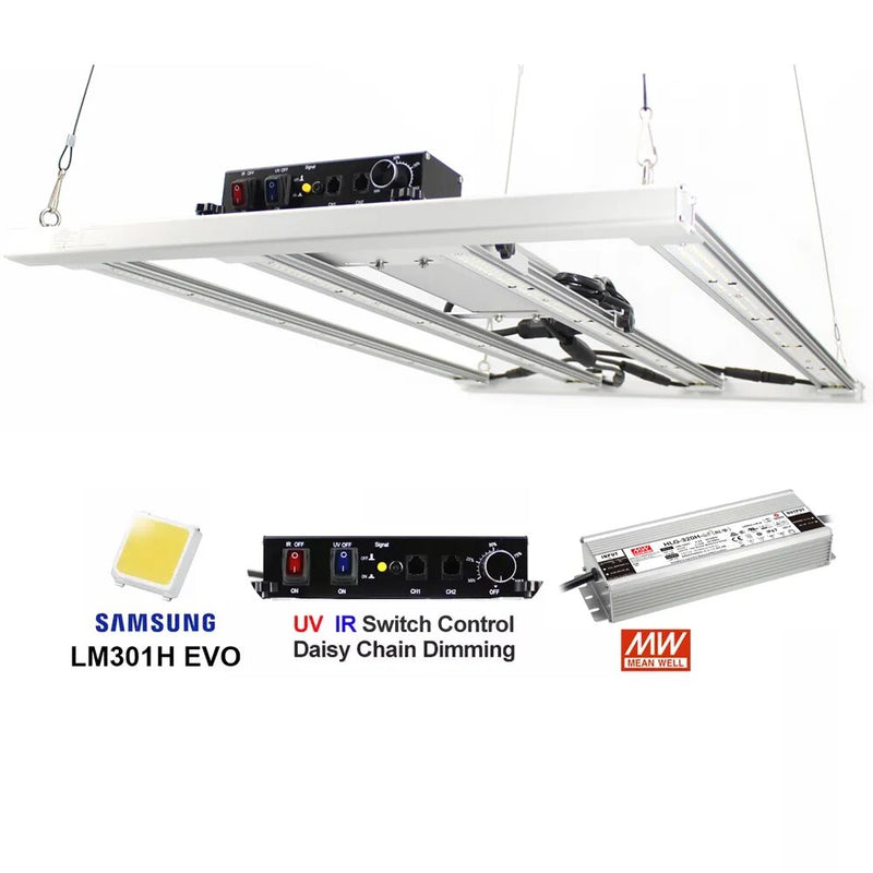 Latest Samsung LM301H EVO V5 LED Grow Light Bars: 240W-1000W