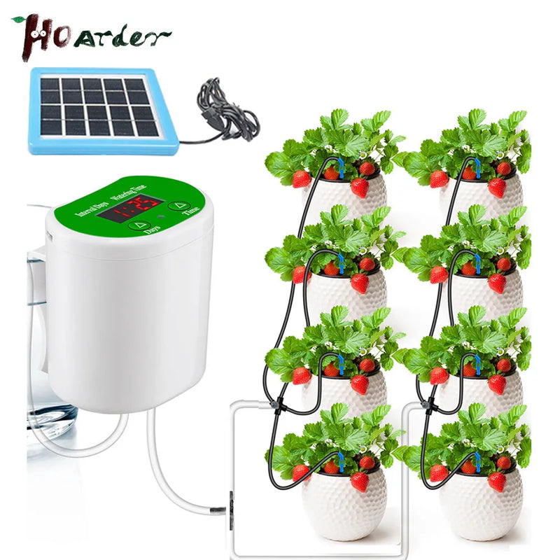 Intelligent Solar Drip Irrigation Pump Timer for Potted Plants