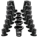 10PCS Black Hydroponic Net Cups: Ideal for Aeroponics and Soilless Culture