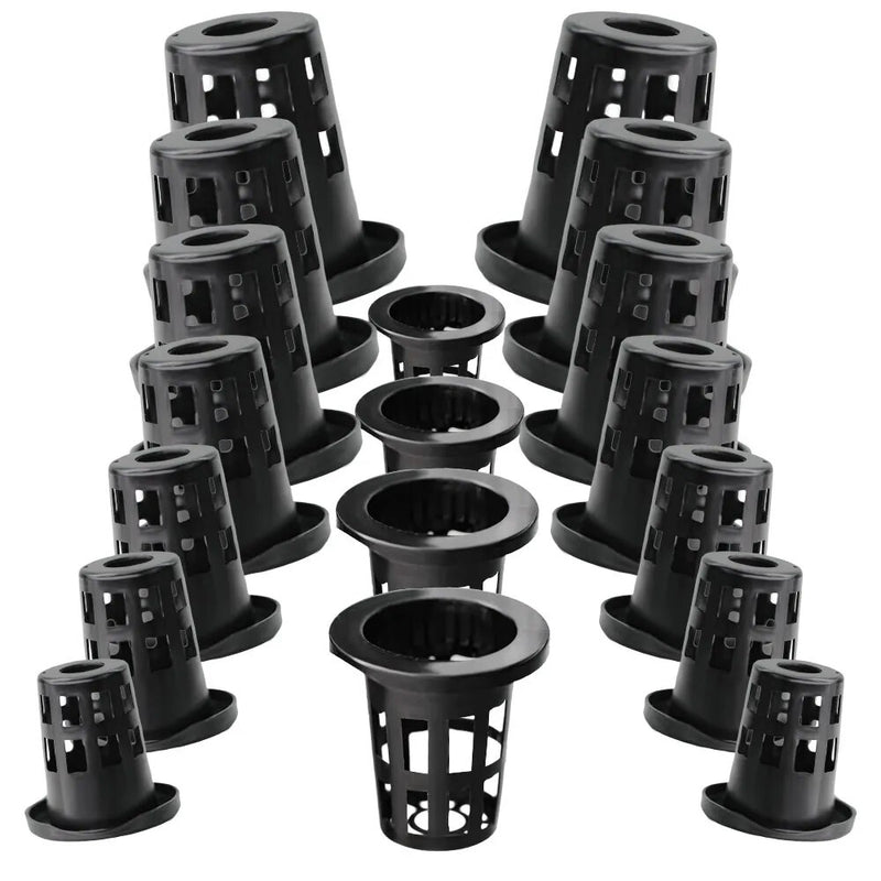 10PCS Black Hydroponic Net Cups: Ideal for Aeroponics and Soilless Culture