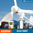 6kW Wind Turbine Generator: Free Energy for Off-Grid PV Home Use