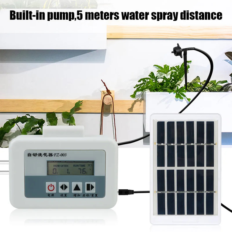 Automatic Solar Water Pump: Smart Timer Drip Irrigation for Potted Plants