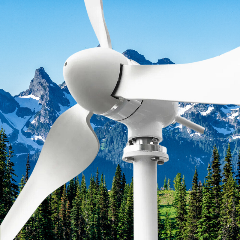 6kW Wind Turbine Generator: Free Energy for Off-Grid PV Home Use